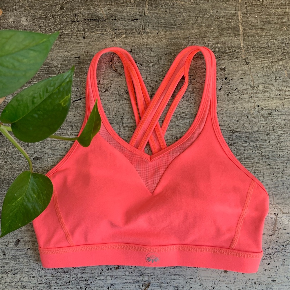 Pink Sports bra